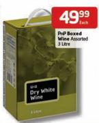 PnP Boxed Wine-3Ltr