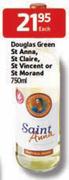Douglas Green St Anna, St Claire, St Vincent or St Morand-750ml Each