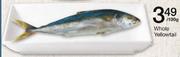 Whole Yellowtail-Per 100Gm