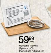 Vannamel Prawns(Aprox 41-60 Prawns Per 700Gm Nett)-700Gm