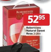 Robertsons Natural Sweet Rose-3Ltr