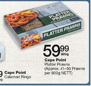 Cape Point Platter Prawns(Approx. 41-50 Prawns)-Per 800gm
