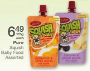 Pure Squish Baby Food-125gm Each