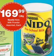 Nestle Nido Milk Powder-1.8Kg Each