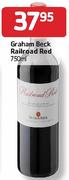 Graham Beck Railroad Red-750ml