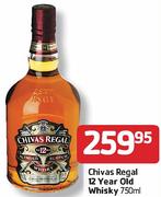 Chivas Regal 12 Year Old Whisky-750ml