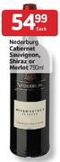 Nederburg Cabernet Sauvignon, Shiraz Or Merlot-750ml Each