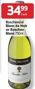 Boschendal Blanc De Noir Or Boschen Blanc-750ml Each