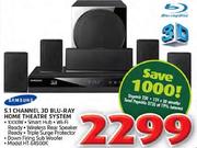 Samsung 5.1 Channel 3D Blu-Ray Home Theatre System-HT-E4500K
