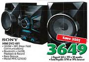 Sony Mini DVD HiFi-MHC-GZX33D