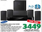 Samsung 5.1 Channel 3D Blu-Ray Home Theatre System-HT-F5SDOK