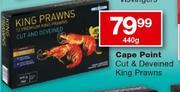Cape Point Cut & Deveined King Prawns-440g