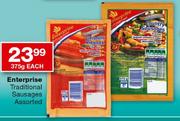 Enterprise Traditional Sausages Assorted-375g Each