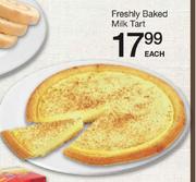 Freshly Baked Milk Tart Each