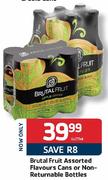 Brutal Fruit Assorted Flavours Cans Or Non Returnable Bottles-6x275ml