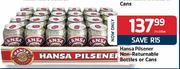 Hansa Pilsener Non Returnable Bottles Or Cans-24x330ml