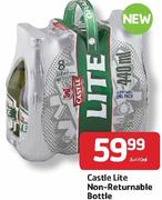 Castle Lite Non Returnable Bottle-4x440ml