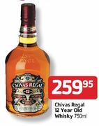 Chivas Regal 12 Year Old Whisky - 750ml 