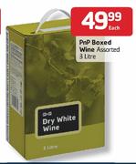 PnP Boxed Wine Assorted - 3L Each
