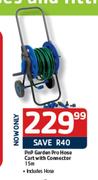 PnP Garden Pro Hose Cart With Connector-15m Each