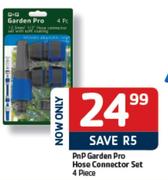 PnP Garden Pro Hose Connector Set-4 Piece Set