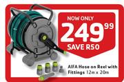 Aifa Hose On Reel With Fittings-Each