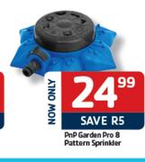 PnP Garden Pro 8 Pattern Sprinkler-Each
