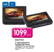  Sinotec 7"(18cm) Dual View Portable DVD Player-Per Set