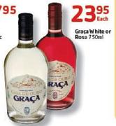 Gracia White Or Rose-750ml Each 