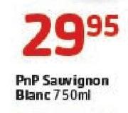 PnP Sauvignon Blanc-750ml Each