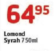 Lomond Syrah-750ml Each
