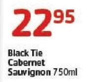 Black Tie Cabernet Sauvignon-750ml Each