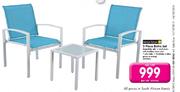 Terrace Leisure 3 Piece Bistro Set-Each