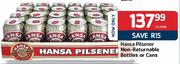 Hansa Pilsener Non-Returnable Bottles or Cans-24 x 330ml