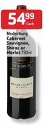 Nederburg Cabernet Sauvignon, Shiraz or Merlot-750ml Each