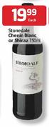 Stonedale Chenin Blanc or Shiraz-750ml Each