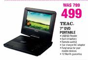 Teac 7" DVD Portable