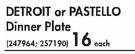 Detroit Or Pastello Dinner Plate-Each