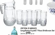 Crystal D'Arques Longchamp Crystal 7 Piece Drinkware Set-Per Set