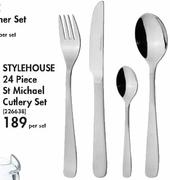 Style House 24 Piece St Michael Cutley Set-Per Set