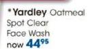 Yardley Oatmeal Spot Clear Face Wash-Each