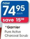 Garnier Pure Active Chorcoal Scrub-Each