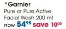 Garnier Pure Or Pure-Active Facial Wash-200Ml