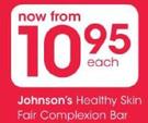 Johnson's Healthy Skin Fair Complexion Bar-Each