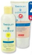 Yardley Oatmeal Moisturiser Or Night Lotion-Each