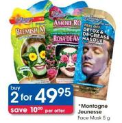 Montagne Jeunesse Face Mask-2x5G