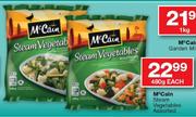 Mccain Steam Vegetables Assorted-480g Each