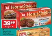 I&J Home Style Biefburgers Verskeidenheid-600g Elk