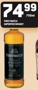 Firstwatch Imported Whisky-750ml