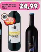 Honey Badger Sweet Red Wine-750ml